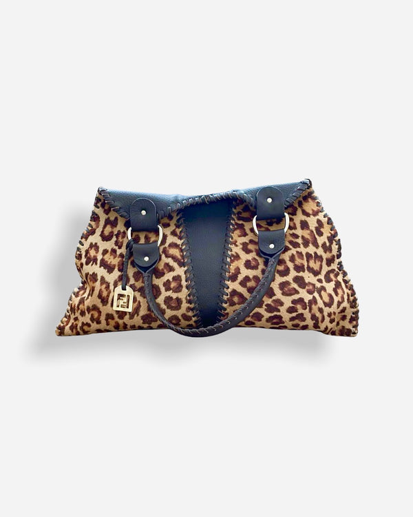 Western Cheetah Fendi Shoulder Bag