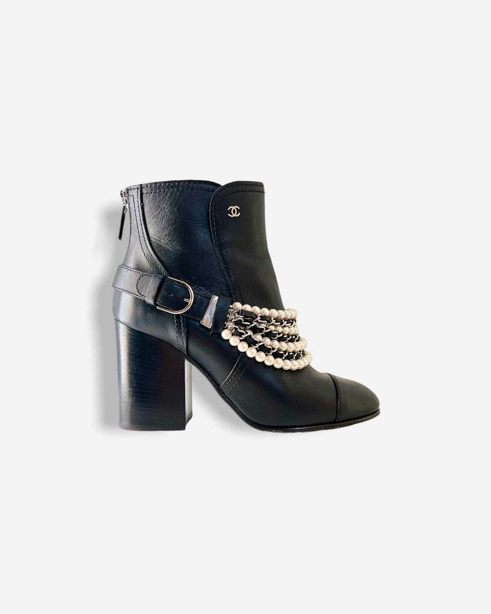 Chanel Interlocking CC Mid-Calf Boots – Recess